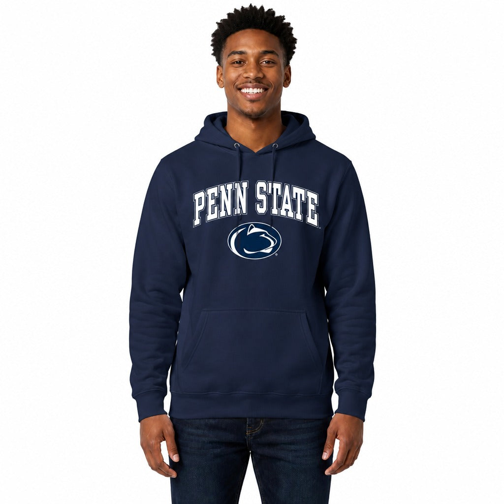 Penn State Nittany Lions Arch & Logo Gameday Hoodie NCAA Fleece - Navy