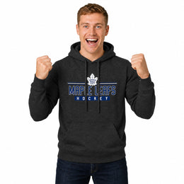 Toronto Maple Leafs  True Fan Pullover Hoodie Men Women Heather Charcoal - Charcoal
