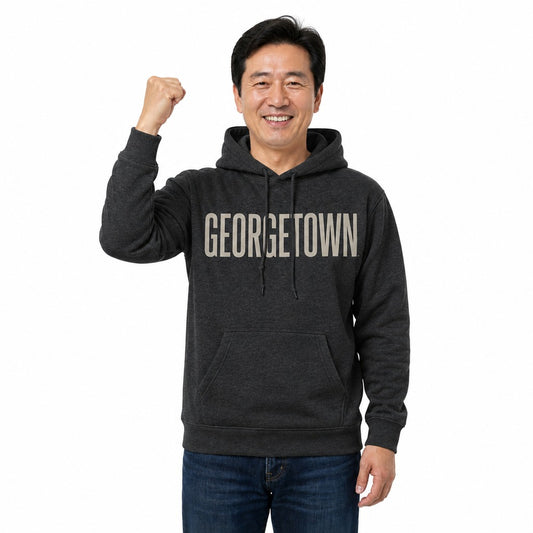 Georgetown Hoyas  NCAA Charcoal Pullover Hoodie Sweatshirt Men Women - Charcoal