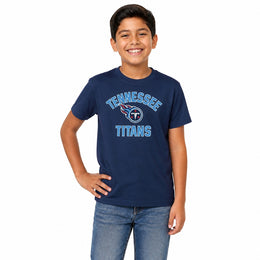 Tennessee Titans  NFL Youth Gameday Football T-Shirt Boys and Girls - Navy