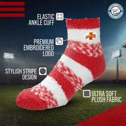 Iowa State Cyclones NCAA Unisex Cozy Soft Sleep Socks - Cardinal