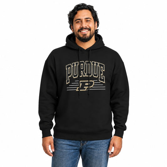 Purdue Boilermakers  Overtime Classics Fleece Hoodie Sweatshirt - Black