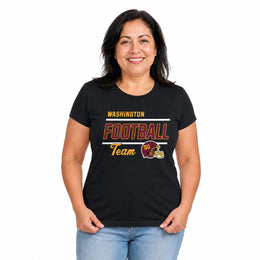 Washington Commanders  NFL Women's Gameday Short Sleeve Crew Neck T-Shirt - Black