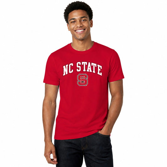 NC State Wolfpack Gameday Cotton T-Shirt - Short Sleeve Crew Neck - Red