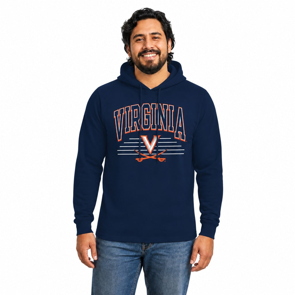 Virginia Cavaliers  Overtime Classics Fleece Hoodie Sweatshirt - Navy