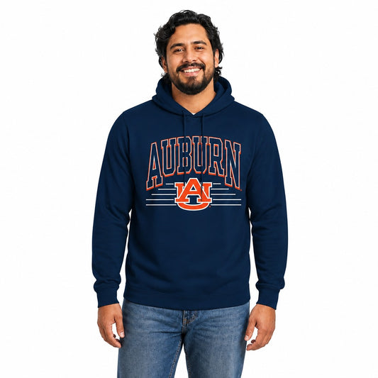 Auburn Tigers  Overtime Classics Fleece Hoodie Sweatshirt - Navy