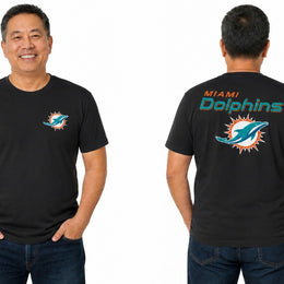 Miami Dolphins  Final Countdown T-Shirt Men Women - Black