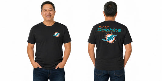 Miami Dolphins  Final Countdown T-Shirt Men Women - Black