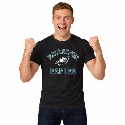 Philadelphia Eagles NFL Gameday Short Sleeve Tee for Men and Women - Black