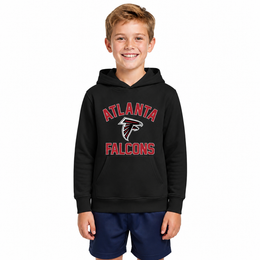 Atlanta Falcons Youth Gameday Hoodie Sweatshirt - Black
