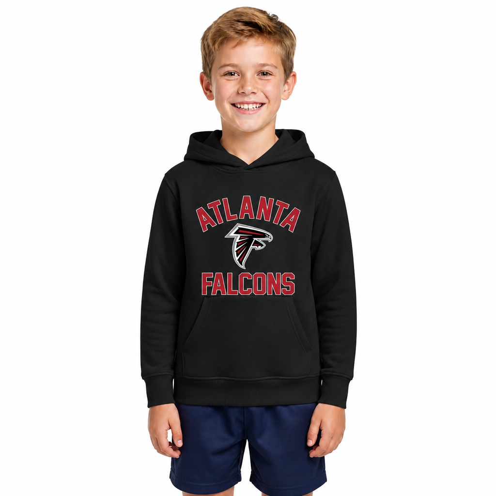 Atlanta Falcons Youth Gameday Hoodie Sweatshirt - Black