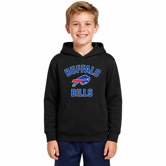 Buffalo Bills Youth Gameday Hoodie Sweatshirt - Black