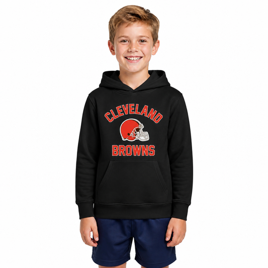 Cleveland Browns Youth Gameday Hoodie Sweatshirt - Black
