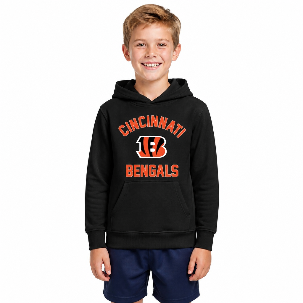 Cincinnati Bengals Youth Gameday Hoodie Sweatshirt - Black