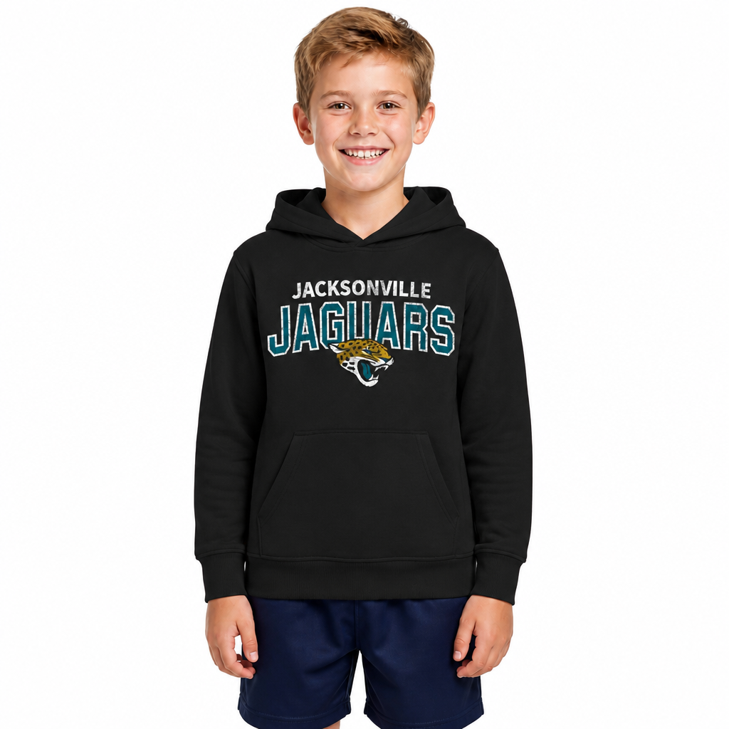 Jacksonville Jaguars NFL Youth Starting Fresh Hoodie for Boys and Girls - Black