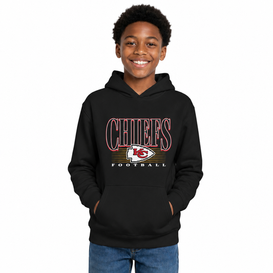 Kansas City Chiefs NFL Youth Overtime Blueprint Fleece Hoodie Sweatshirt - Red