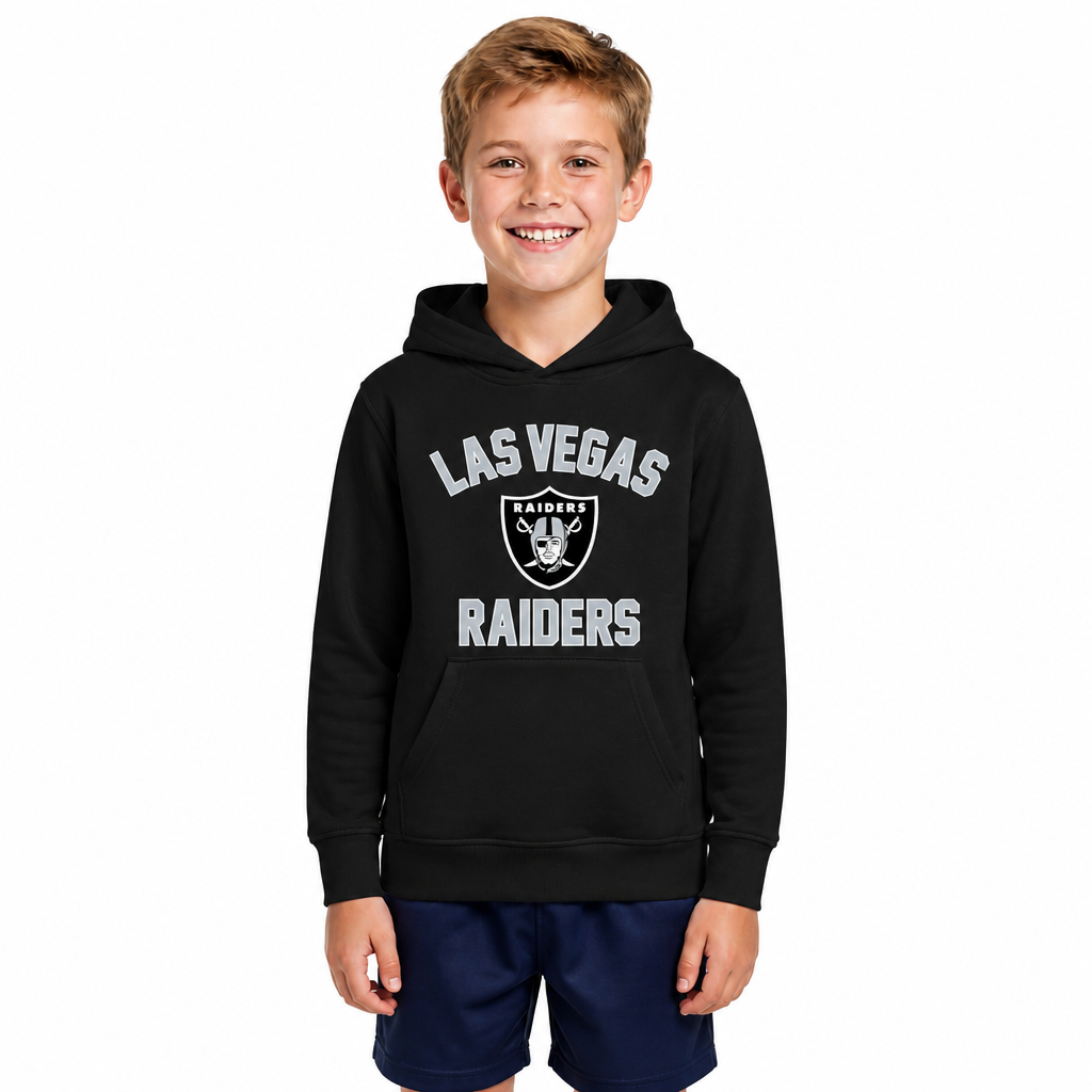 Las Vegas Raiders Youth Gameday Hoodie Sweatshirt - Black