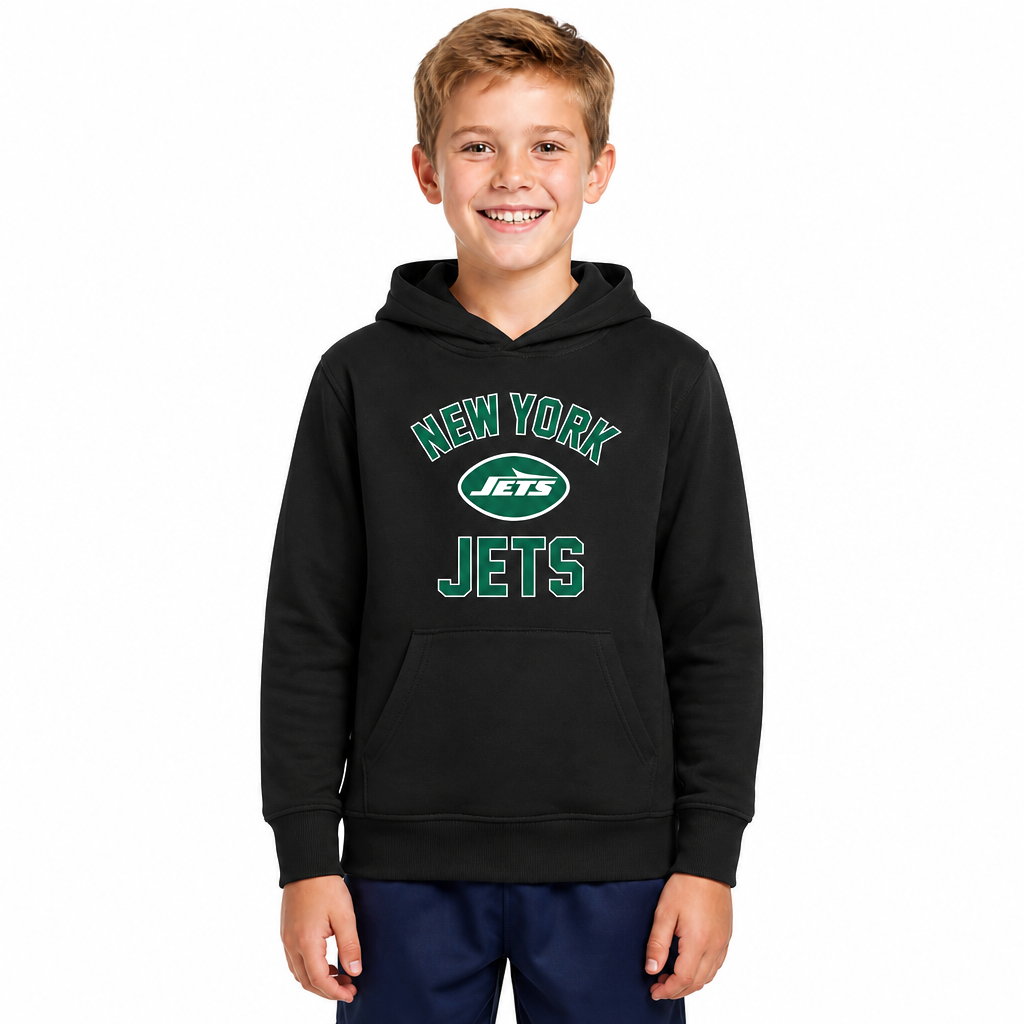 New York Jets Youth Gameday Hoodie Sweatshirt - Black