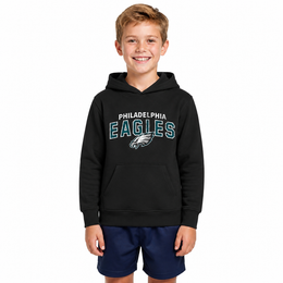 Philadelphia Eagles NFL Youth Starting Fresh Hoodie for Boys and Girls - Black