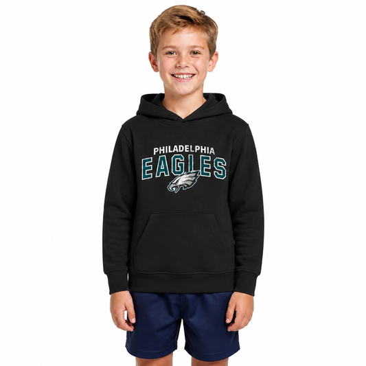 Philadelphia Eagles NFL Youth Starting Fresh Hoodie for Boys and Girls - Black