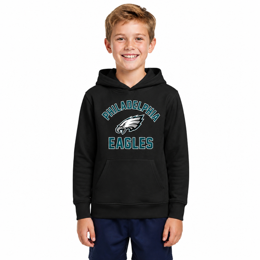 Philadelphia Eagles Youth Gameday Hoodie Sweatshirt - Gray