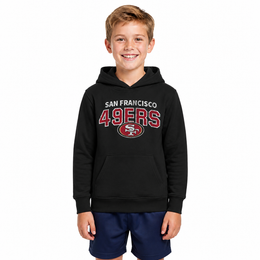 San Francisco 49ers NFL Youth Starting Fresh Hoodie for Boys and Girls - Black