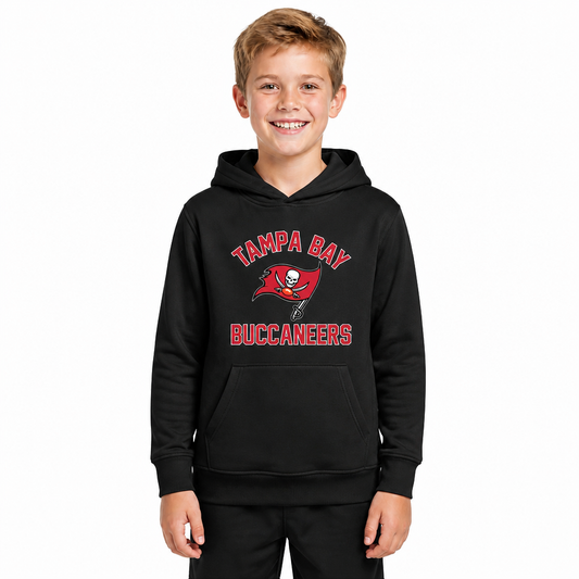 Tampa Bay Buccaneers Youth Gameday Hoodie Sweatshirt - Black
