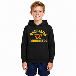 Washington Commanders Youth Gameday Hoodie Sweatshirt - Black