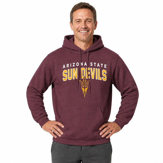 Arizona State Sun Devils  Starting Fresh Fleece Hoodie - Maroon Heather