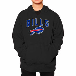 Buffalo Bills NFL Youth Home Team Hoodie- Kids Hooded Sweatshirt - Black