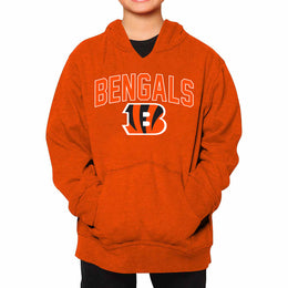 Cincinnati Bengals NFL Youth Home Team Hoodie- Kids Hooded Sweatshirt - Orange