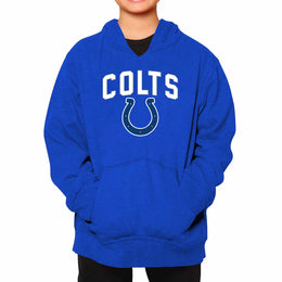 Indianapolis Colts NFL Youth Home Team Hoodie- Kids Hooded Sweatshirt - Royal