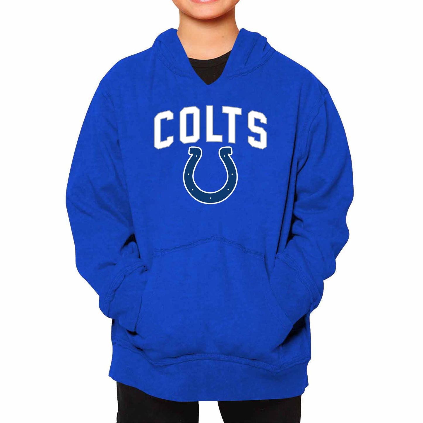 Indianapolis Colts NFL Youth Home Team Hoodie- Kids Hooded Sweatshirt - Royal