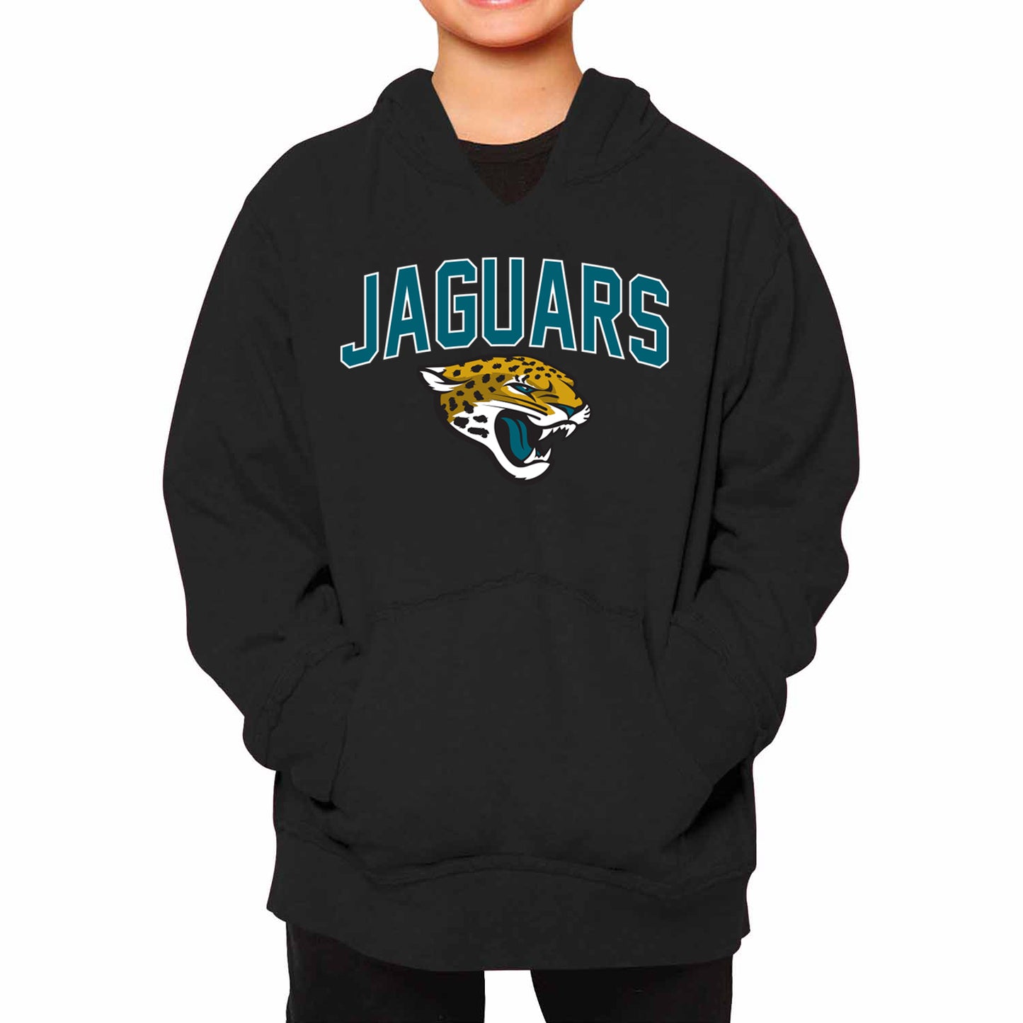 Jacksonville Jaguars NFL Youth Home Team Hoodie- Kids Hooded Sweatshirt - Black