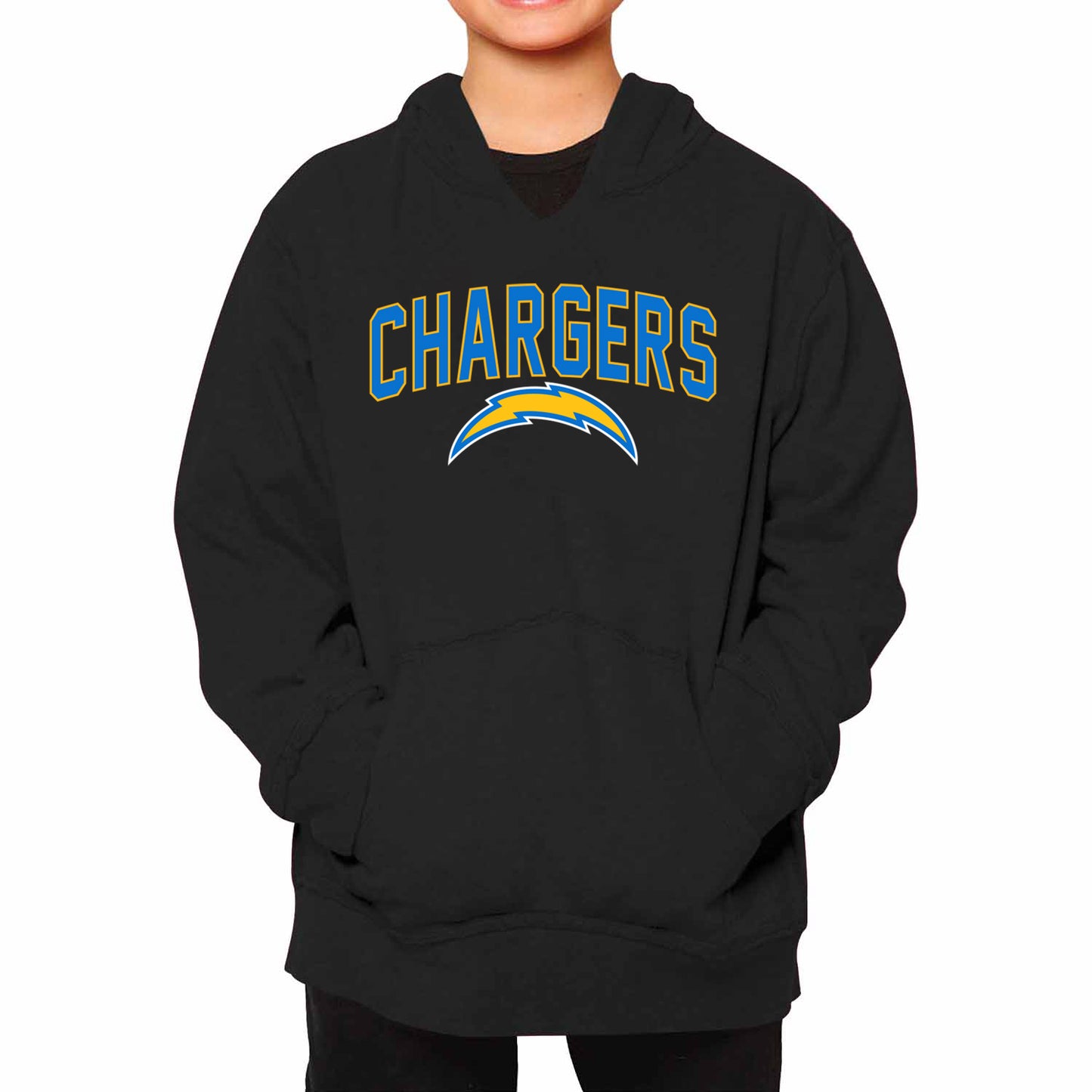 Los Angeles Chargers NFL Youth Home Team Hoodie- Kids Hooded Sweatshirt - Black