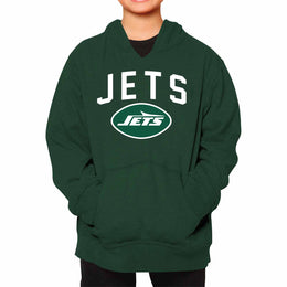 New York Jets NFL Youth Home Team Hoodie- Kids Hooded Sweatshirt - Green