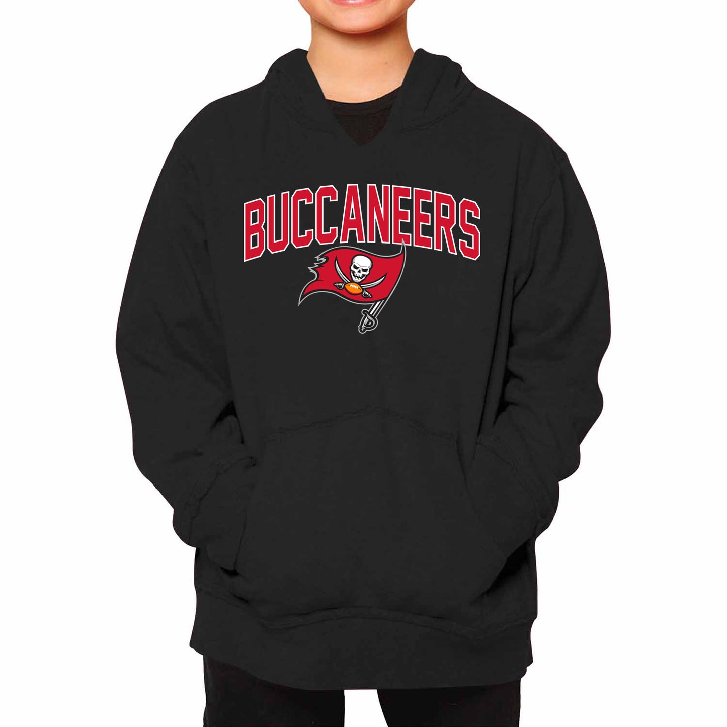 Tampa Bay Buccaneers NFL Youth Home Team Hoodie- Kids Hooded Sweatshirt - Black
