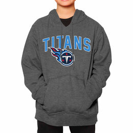 Tennessee Titans NFL Youth Home Team Hoodie- Kids Hooded Sweatshirt - Sport Gray