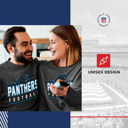 Carolina Panthers NFL Adult True Fan Crewneck Sweatshirt - Charcoal