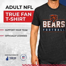 Chicago Bears NFL Adult MVP True Fan T-Shirt - Charcoal