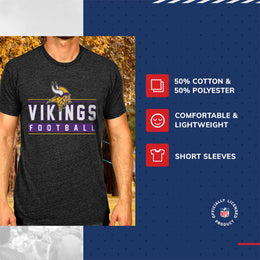Minnesota Vikings NFL Adult MVP True Fan T-Shirt - Charcoal