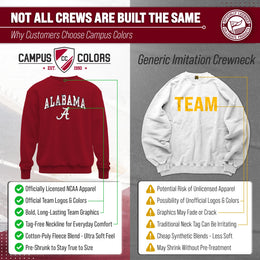 Alabama Sweatshirt Fleece Crewneck for Men and Women - Crimson