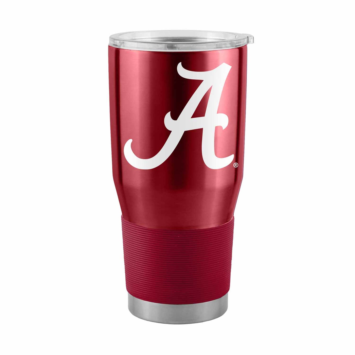 Alabama Crimson Tide NCAA University 30oz Stainless Steel Vacuum Insulated Game Day Tumbler with Silicone Grip - Cardinal