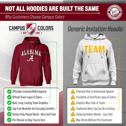 ALA Arch & Logo Gameday Hoodie - Crimson