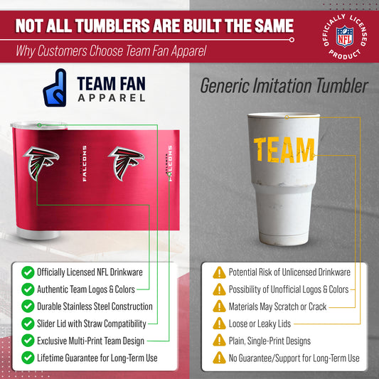 Atlanta Falcons NFL 20oz Gameday Stainless Steel Tumbler - Red