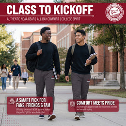 Arkansas Razorbacks NCAA Men’s University Cloud Jersey Performance Jogger Pants with Drawstring Waistband - Gray Heather