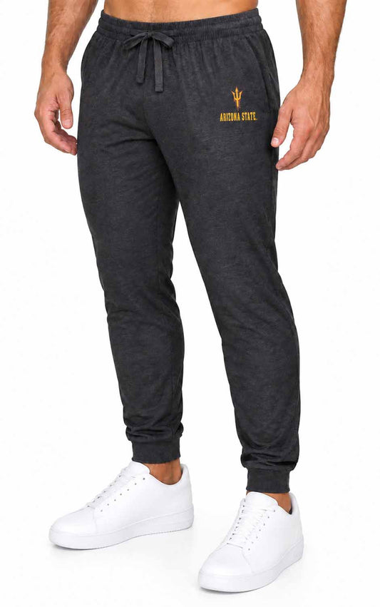 Arizona State Sun Devils  NCAA Cloud Jersey Jogger Pants Black Heather - Black Heather
