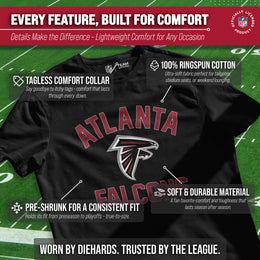 Atlanta Falcons Team Fan Apparel NFL  Gameday T-Shirt - Black