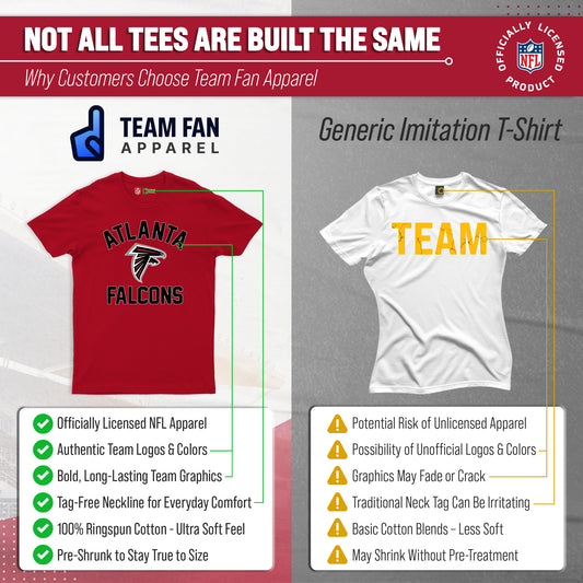 Atlanta Falcons NFL Adult Gameday T-Shirt - Red