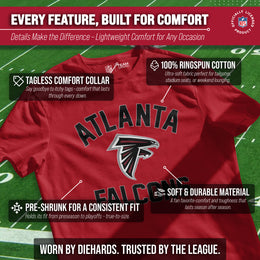 Atlanta Falcons NFL Adult Gameday T-Shirt - Red